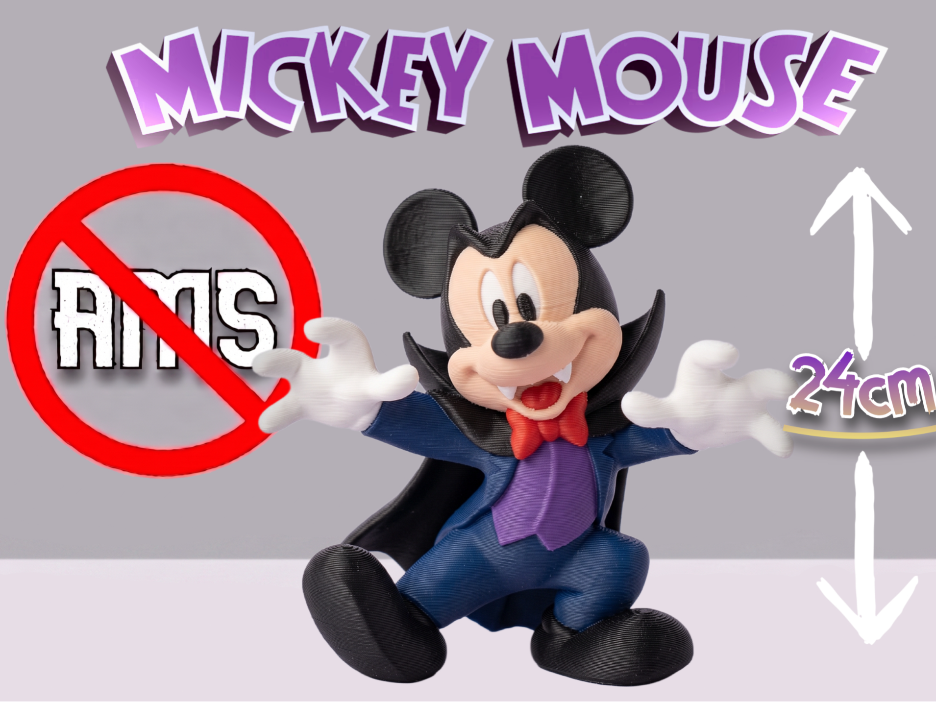 Vampire Mickey Mouse -Halloween (No AMS) - 1