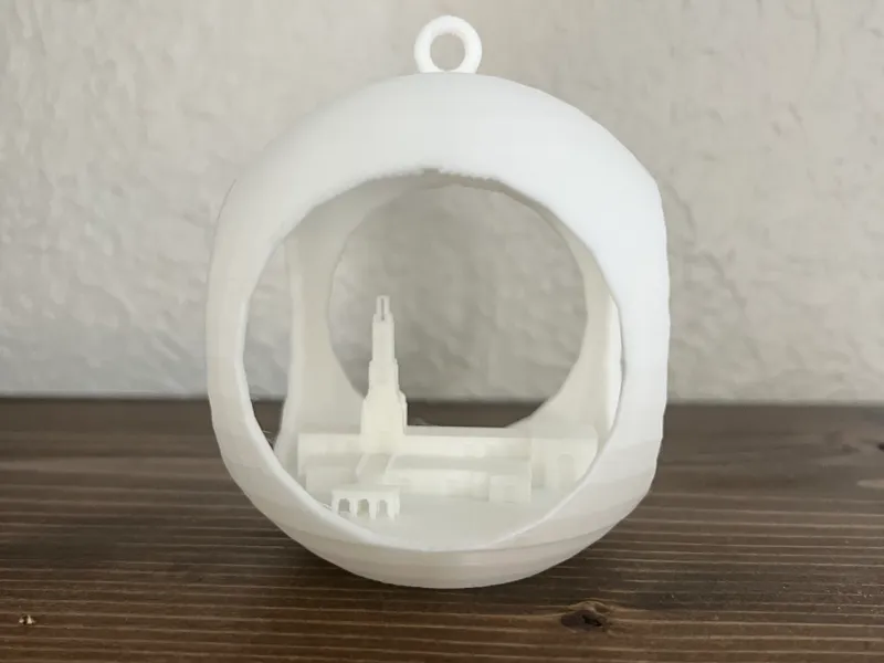 Redland California Temple Ornament