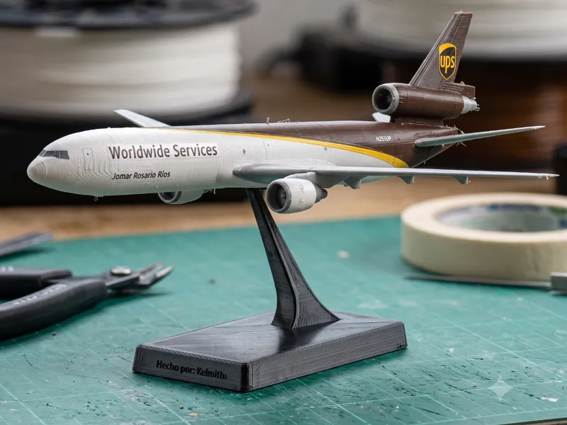 Ese avión es un McDonnell Douglas MD-11.