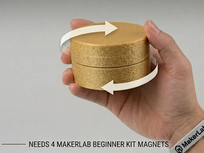 magnetic fidget slider (maker's beginner kit)