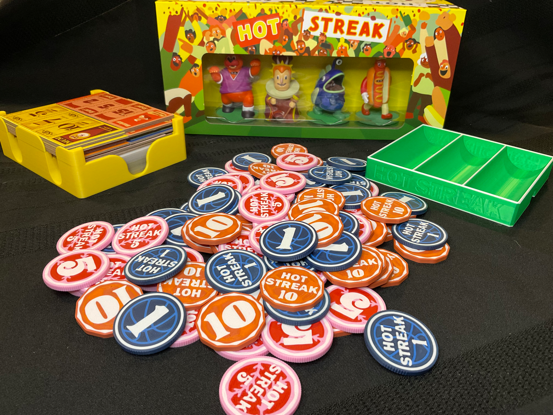 Hot Streak Board Game - Upgraded Coins (42 mm)