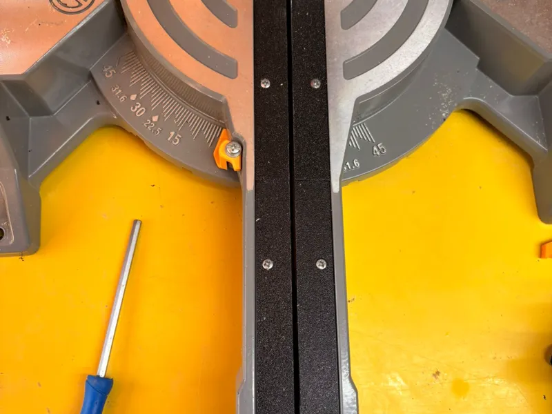 Zero clearance for Titan TTB79MSW Mitre saw. PLA