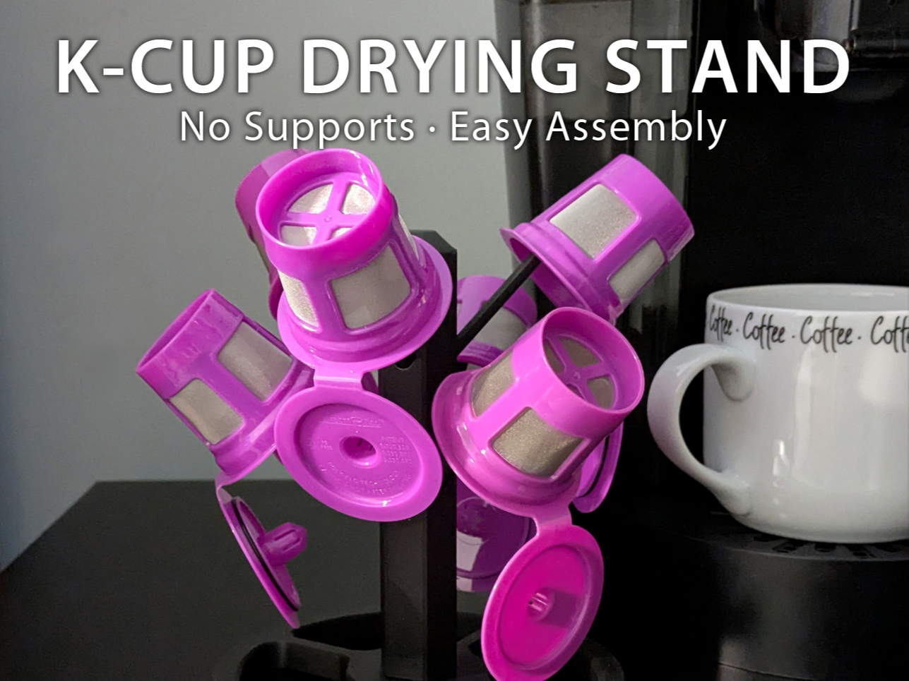 Reusable K-Cup Drying Stand