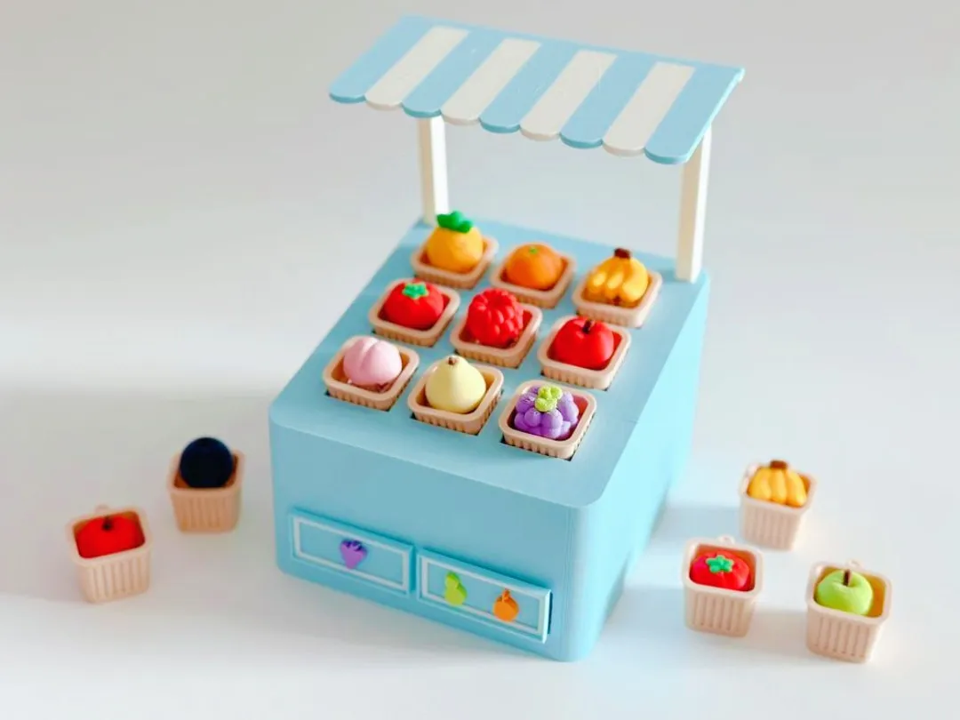 Mini Fruit Stand & 10 Fruit Clickers view 3