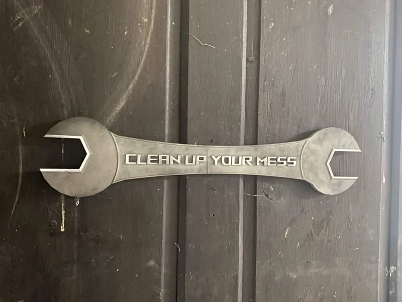 Wrench Sign for the door 