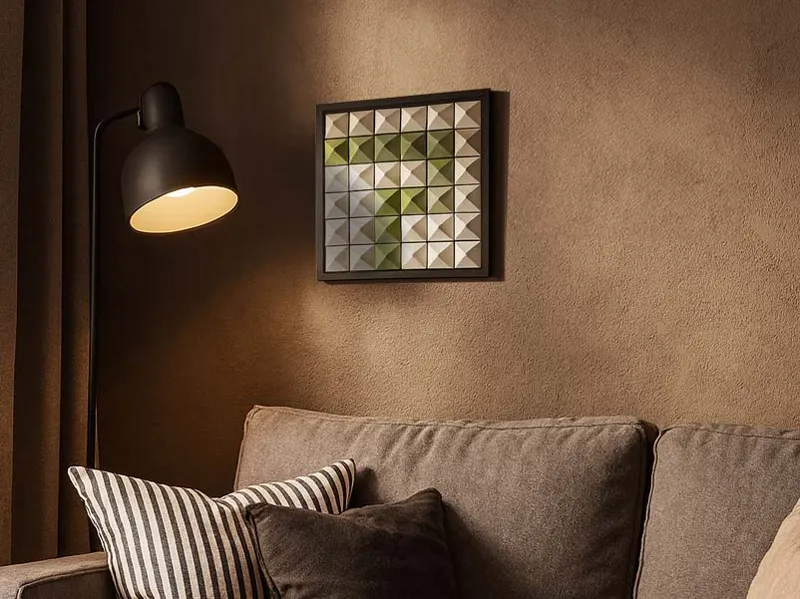 Pyramiden-Mosaik/Spiel mit Struktur,Licht und Form