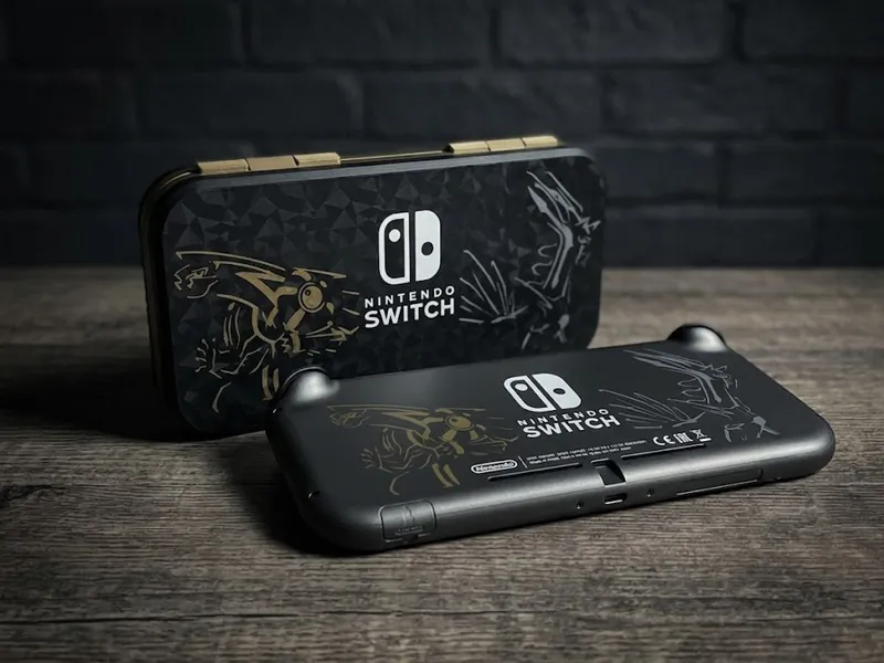 Switch Lite Pokemon Grey Case