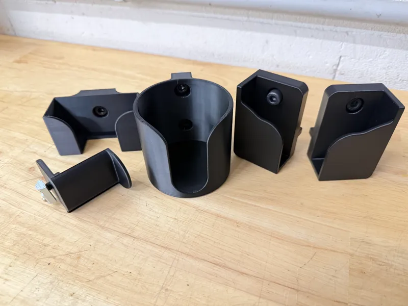 Simrig phone/cup/keyboard/headphone combo print