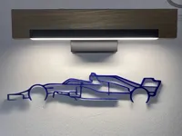 Silhouette murale Formule 1 — photo 1