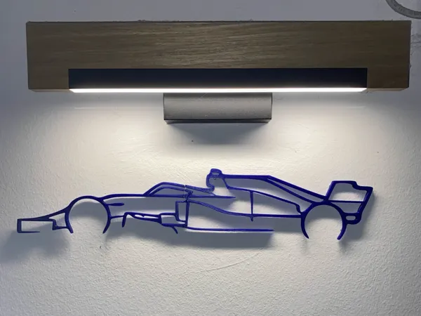 Silhouette murale Formule 1