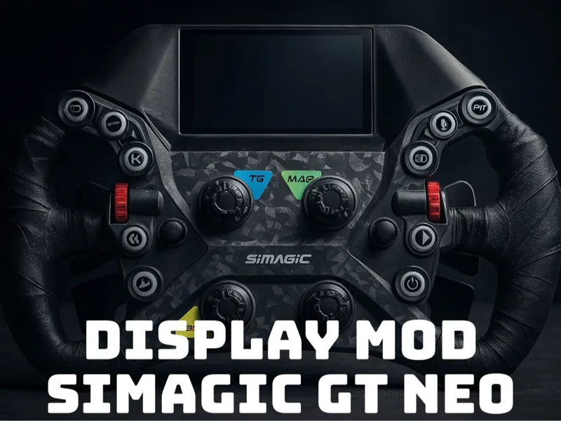 Displaymod für Simagic GT Neo Lenkrad