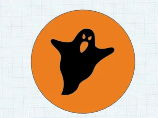 Ghost Halloween Coaster