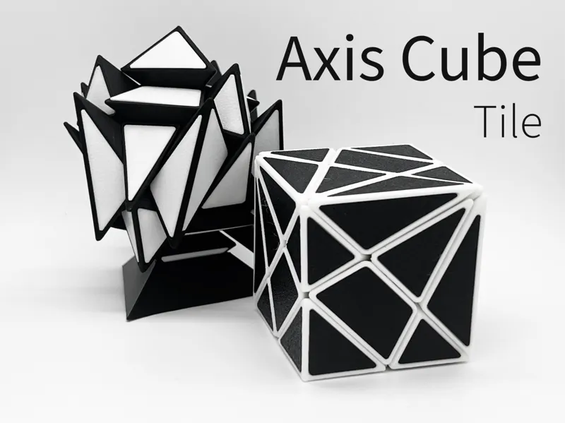 Axis Cube Tile (Fully-3D Printed)