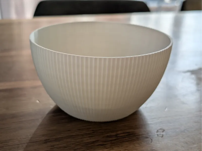 Ribbed bowl