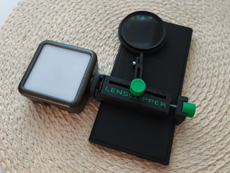 LensClipper Universal 52mm Phone filter mount