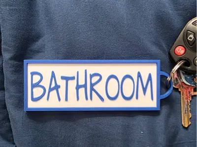 Bathroom Key (Keychain)