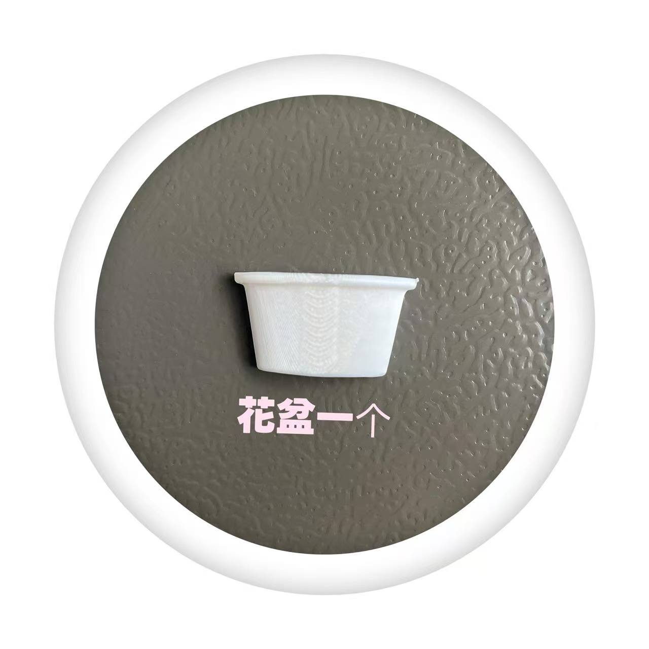 Miniatura 3 do modelo 3D 小花和小花盆景冰箱贴