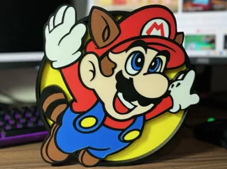 Flying Super Mario Bros 3 - Wall decor - NO AMS