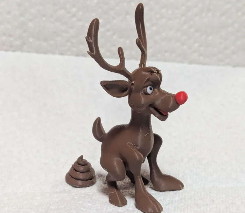 Rudolph the pooping reindeer