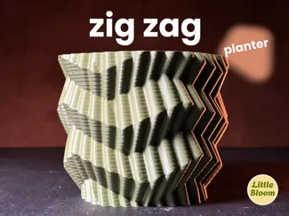 zig zag · planter