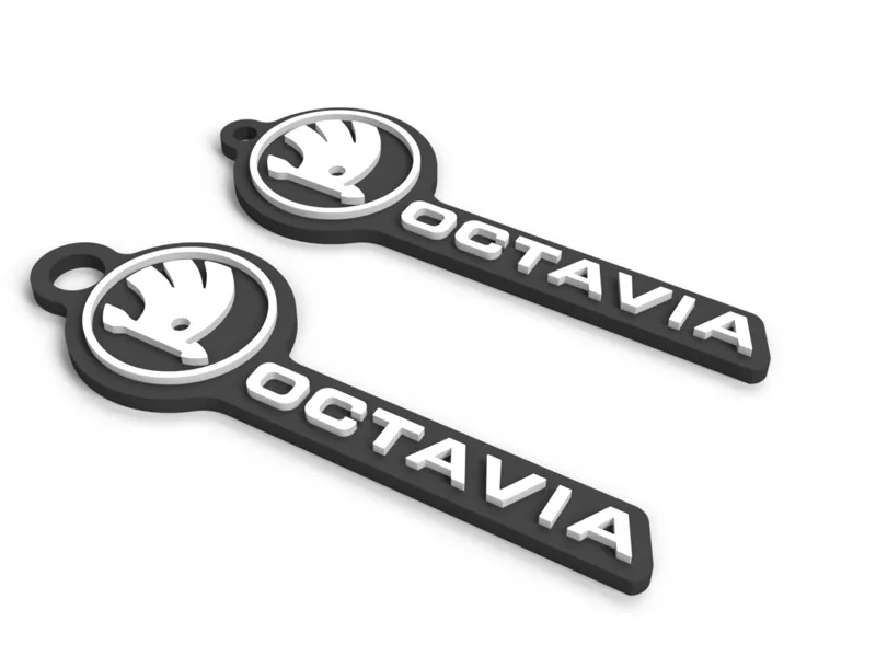 Skoda Octavia Keychain