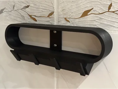 Minimalist Wall-Mounted Towel Holder