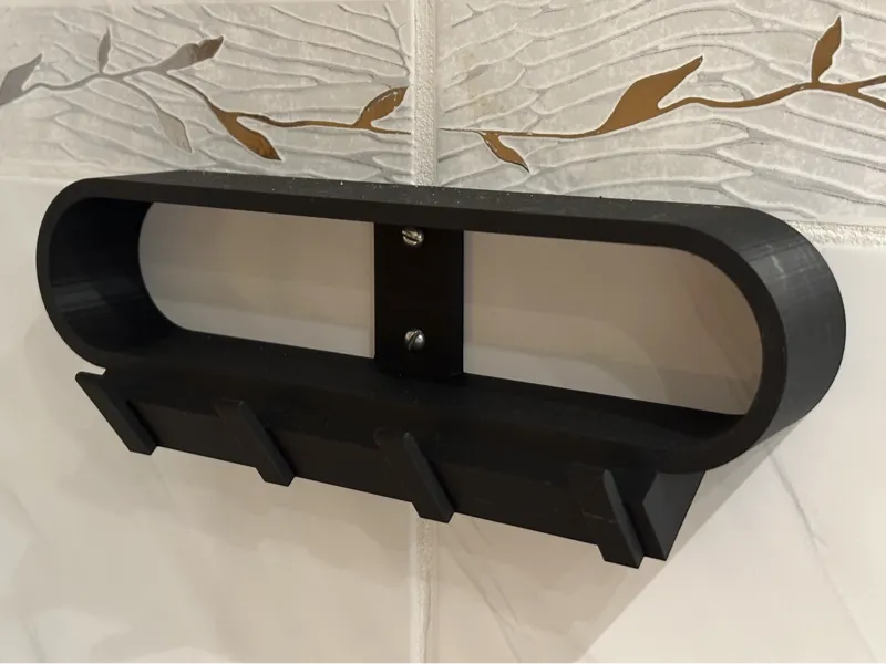 Minimalist Wall-Mounted Towel Holder