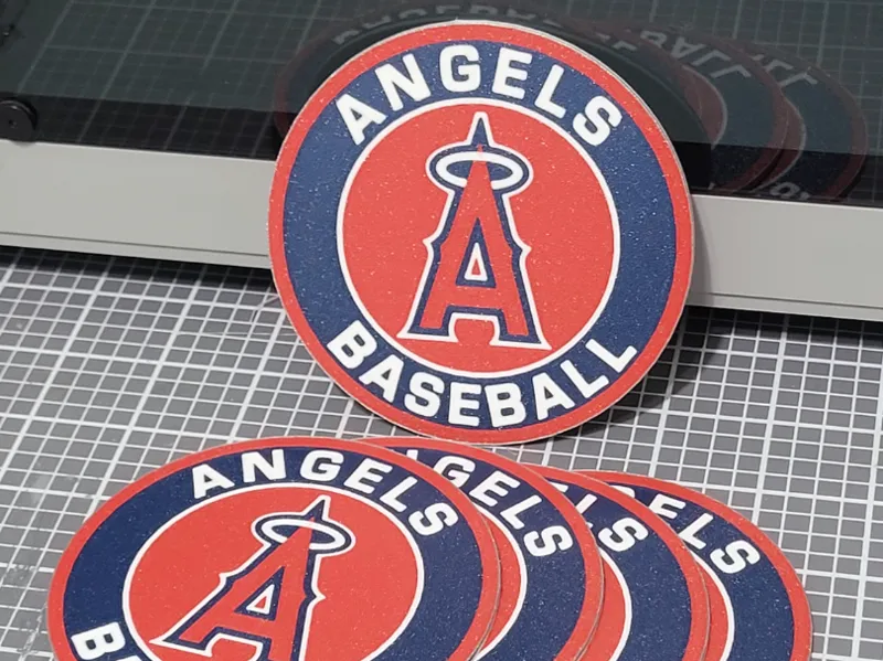 Anaheim Angels Blue Coaster