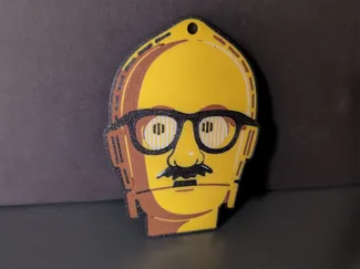C-3PO Keychain - Badge
