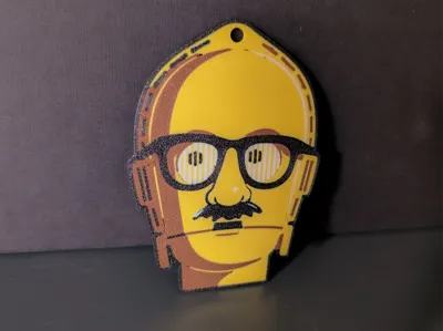 C-3PO Keychain - Badge