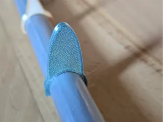 robot vacuum rounded spikes clothe laundry rack