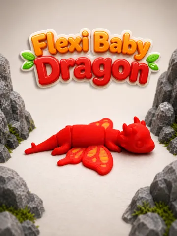 Adorno temático: Flexi Baby Dragon — vista de referencia 2