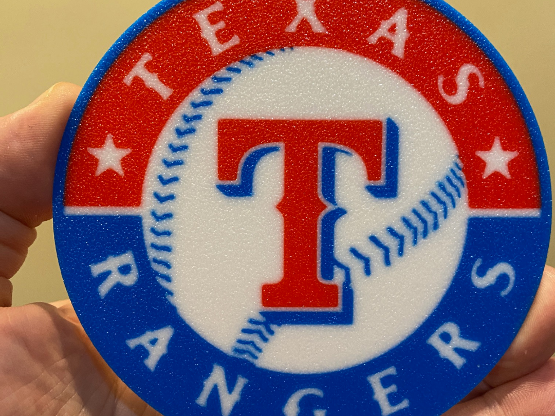 Texas Rangers Coasters set of 4