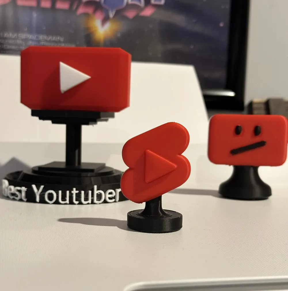 YouTube Shorts Figurine - Free 3D Print Model - MakerWorld