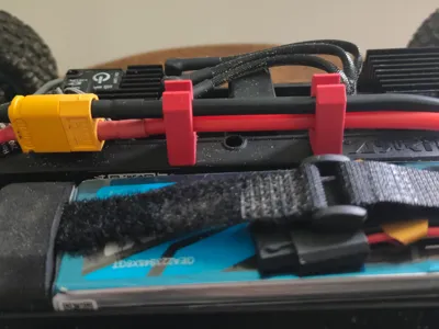 Battery Cable holder XT60 Arrma Mojave Grom