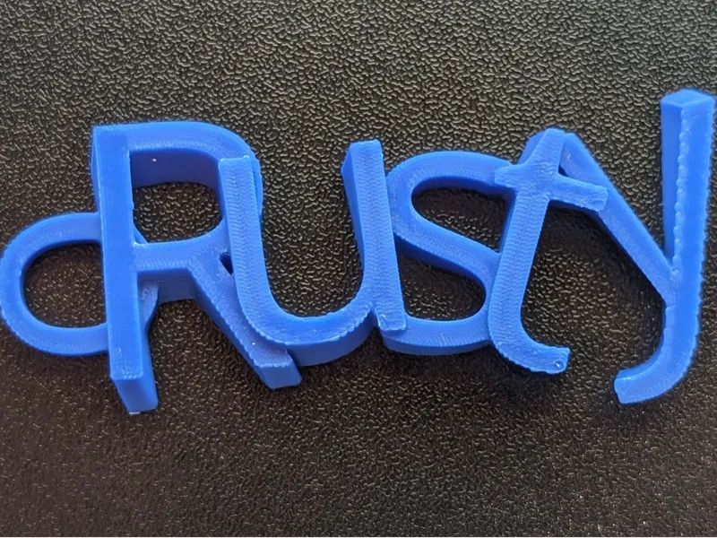 Customizable Name Keychain
