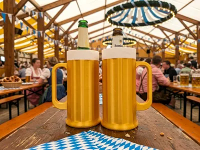 2 in 1 Beer Bottle Holder/Cooler for 0.5l + 0.33l
