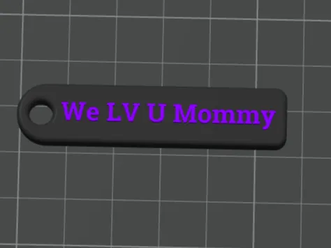 We LV U Mommy Keyholder