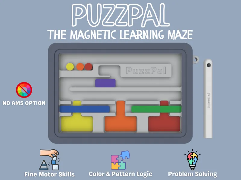 PuzzPal | The Magnetic Learning Maze for Kids