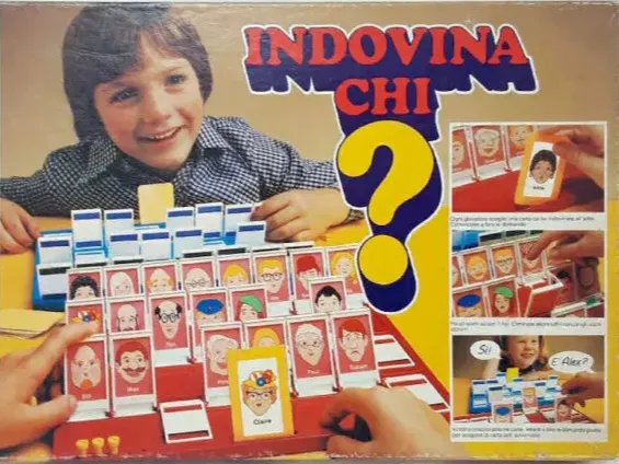 Caselle gioco da tavolo "indovina chi?" anni '80
