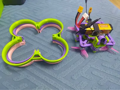 Alloy Frame - 2-inch Dual-Mode Quick Release FPV Drone