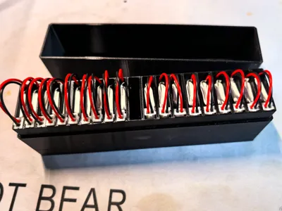 Lithium battery storage box