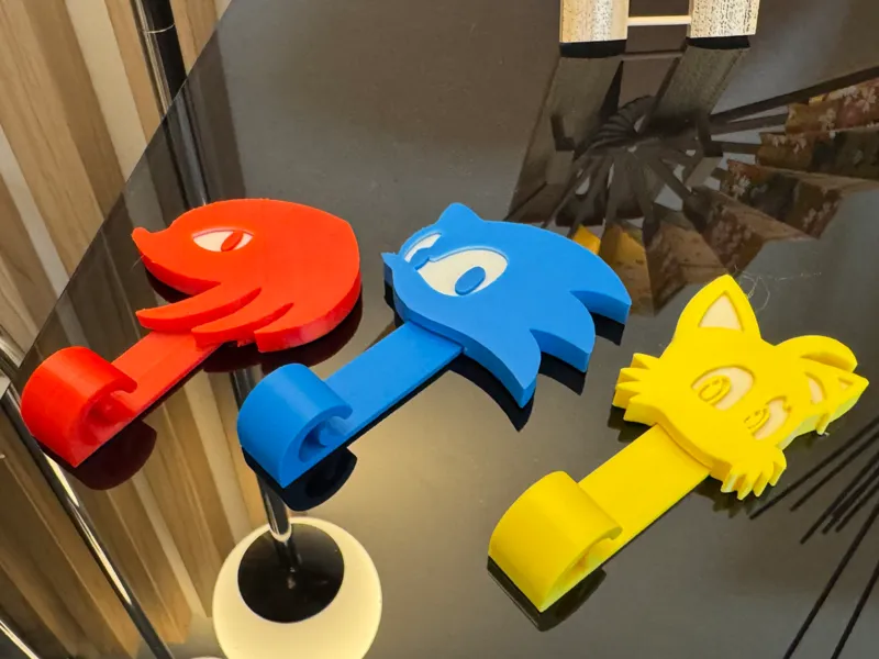 Sonic Knuckles Tails Hanger