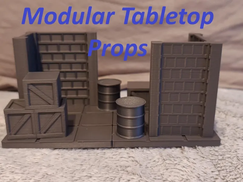 Modular Tabletop Props - Wargaming & RPG 