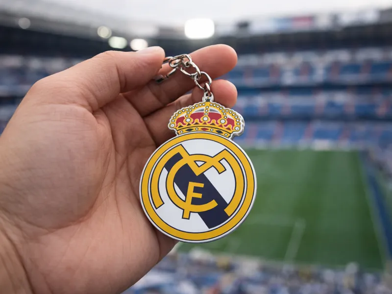 Real Madrid Logo Keychain