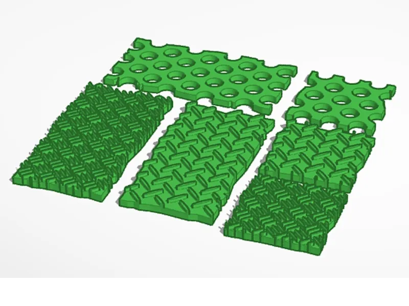 Ork Texture plates - 28mm