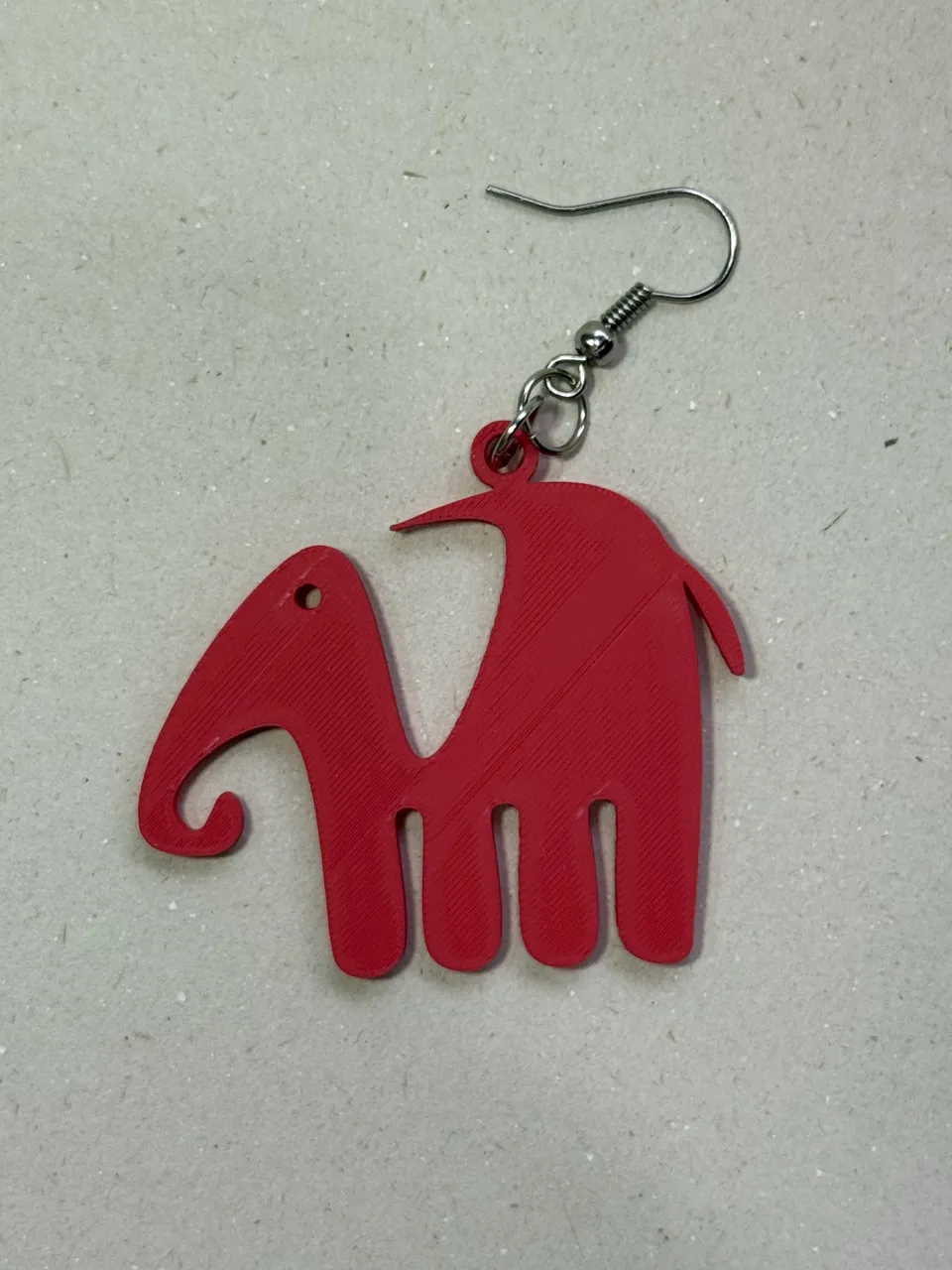 Cute Elephant Silhouette Earrings view 3