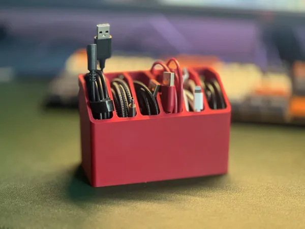 Boîte de rangement pour câbles de charge