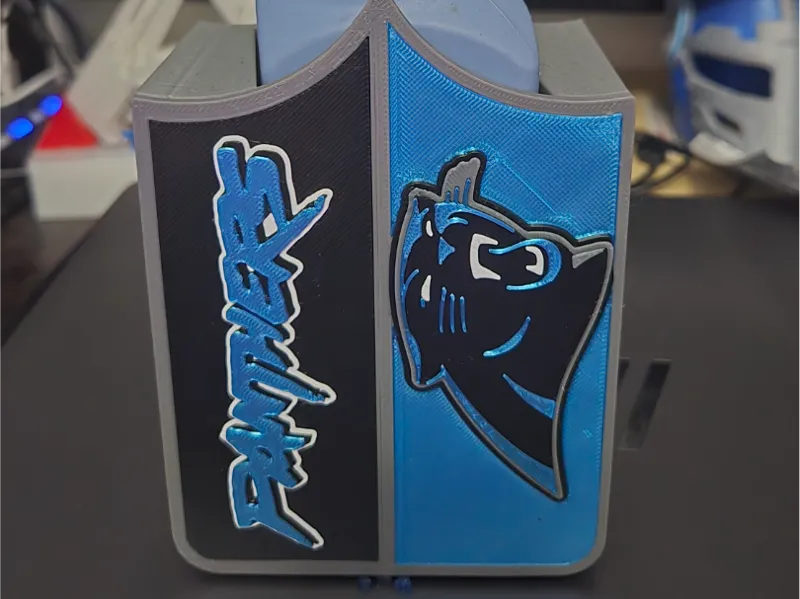 Carolina Panthers bath and body works soap holder