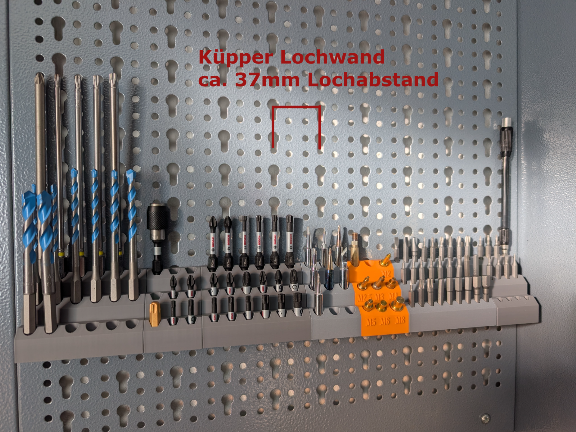 Küpper Lochwand Halter - Bits, Lötspitzen, Ruthex